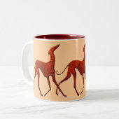 Mug Azawakh stylisé (Devant gauche)