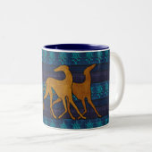 Mug Azawakhs stylisés (Devant droit)