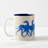 Mug Azawakhs stylisés (Gauche)