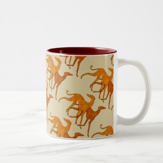 Mug Azawakhs stylisés (Droit)