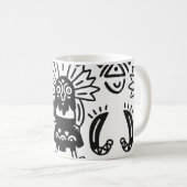 Mug Aztec Art - Motif Lizard (Devant droit)
