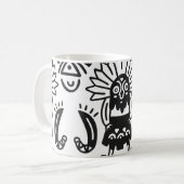 Mug Aztec Art - Motif Lizard (Devant gauche)