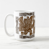 Mug Aztec Eagle Guerrier Tribal Art antique (Gauche)