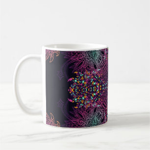Mug Aztec géométrique, vintage motif sans couture.