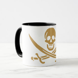 Mug Aztec Gold Crâne et cutlass Pirate Calico Jack