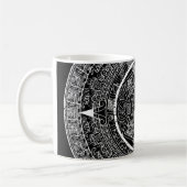 Mug Aztec mexicain Soleil Pierre Maya Calendrier 3 (Gauche)