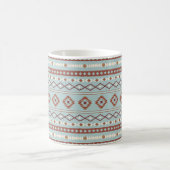Mug Aztec Mixte Motif Motif Rusts Crème Bleu (Centre)