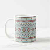 Mug Aztec Mixte Motif Motif Rusts Crème Bleu (Gauche)