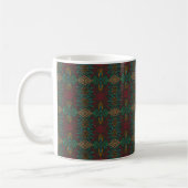 Mug Aztec Native American Geometric Lined Pattern Art (Gauche)