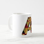 Mug Aztec Navajo Pattern Letter A (Devant gauche)
