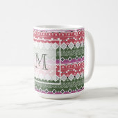 Mug Aztec pattern, stripes. (Devant droit)