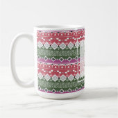 Mug Aztec pattern, stripes. (Gauche)