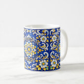 Mug Azulejo Cobalt Bloom (Devant droit)