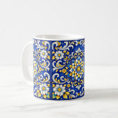 Mug Azulejo Cobalt Bloom (Devant gauche)