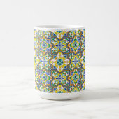 Mug 💛💙💚Azulejos bleu et jaune époustouflants (Centre)