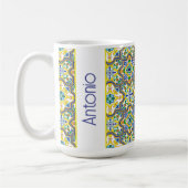 Mug 💛💙💚Azulejos bleu et jaune époustouflants (Gauche)