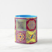 Mug Azulejos Carreaux géométriques avec torsion CG (Centre)