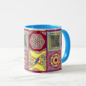 Mug Azulejos Carreaux géométriques avec torsion CG (Devant droit)