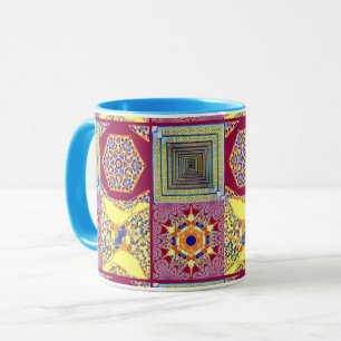 Mug Azulejos Carreaux géométriques avec torsion CG