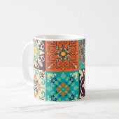 Mug Azulejos Carreaux portugais Boho Patchwork (Devant gauche)