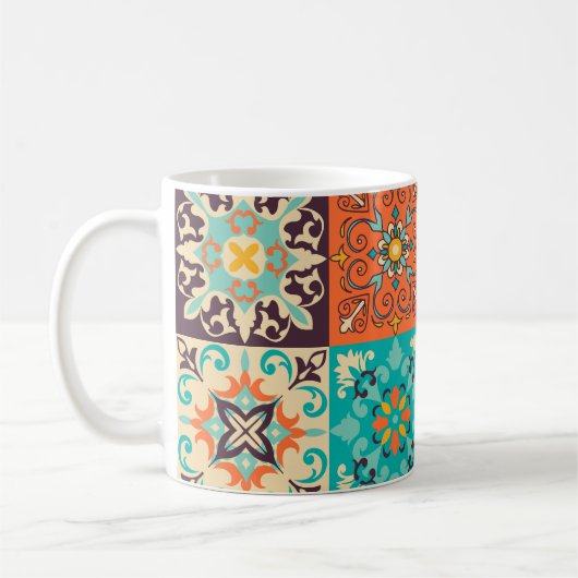 Mug Azulejos Carreaux portugais Boho Patchwork (Gauche)