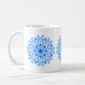 Mug Azure Blue Mandala (Gauche)