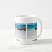 Mug Azure Ocean Sandy Beach Photo (Devant droit)