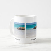 Mug Azure Ocean Sandy Beach Photo (Devant gauche)