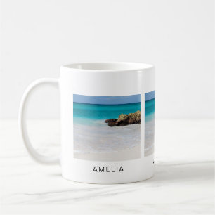 Mug Azure Ocean Sandy Beach Photo