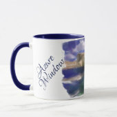 Mug Azure Window Dans L'Aquarelle De L'Île Gozo (Gauche)