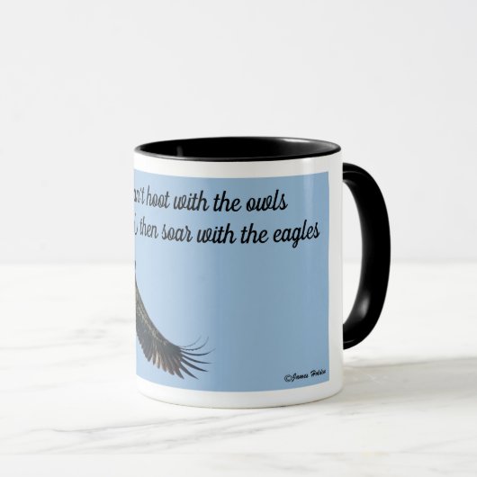 Mug B10 apprenant à voler--Vous ne pouvez pas hululer (Devant droit)