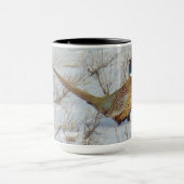 Mug B22 Faisan à collier dans la neige (Centre)