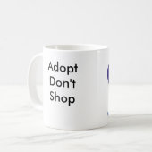 Mug B4 - Barktastic Adopt ne font pas des emplettes (Devant gauche)
