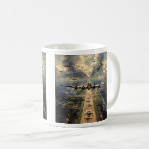 Mug B-24 Bombardement d'une peinture de mission
