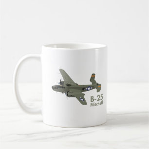 Mug B-25 Mitchell Bomber moyen de 2ÈME GUERRE MONDIALE