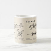 Mug B-25B Mitchell Doolittle - Plan directeur de l'avi (Centre)