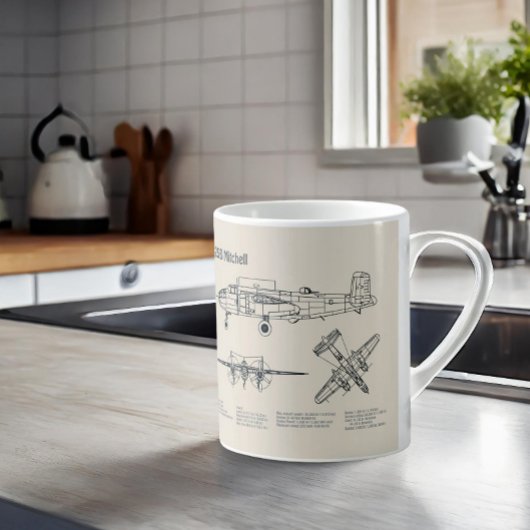 Mug B-25B Mitchell Doolittle - Plan directeur de l'avi