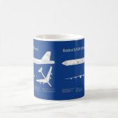 Mug B-52 Stratoforteresse - Plan directeur de l'avion  (Centre)