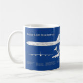 Mug B-52 Stratoforteresse - Plan directeur de l'avion  (Gauche)