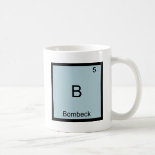 Mug B - Bombeck T-shirt symbole d'élément de chimie dr