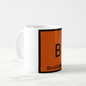 Mug B - Bouillabaisse Stew Chemistry Périodique (Devant gauche)
