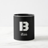 Mug B (Bravo) Alphabet phonétique de l'OTAN & Code Mor (Centre)
