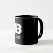Mug B (Bravo) Code alphabétique et morse de l'OTAN (Devant droit)