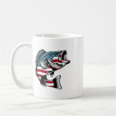 Mug B Drapeau Usa Américain Pêche (Gauche)