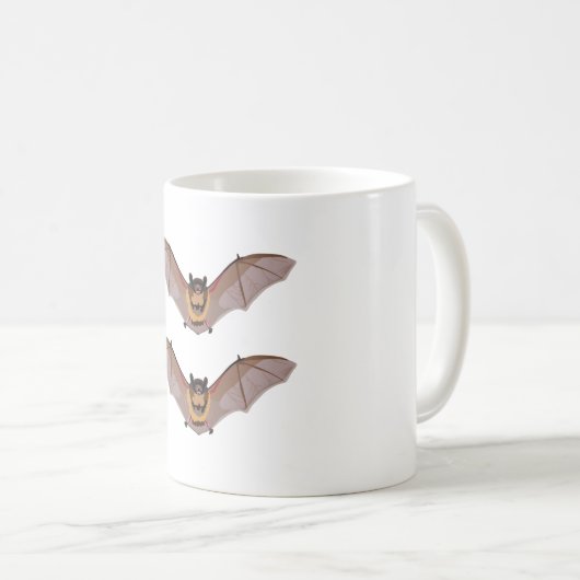 Mug B est Brown chauve-souris (Devant droit)