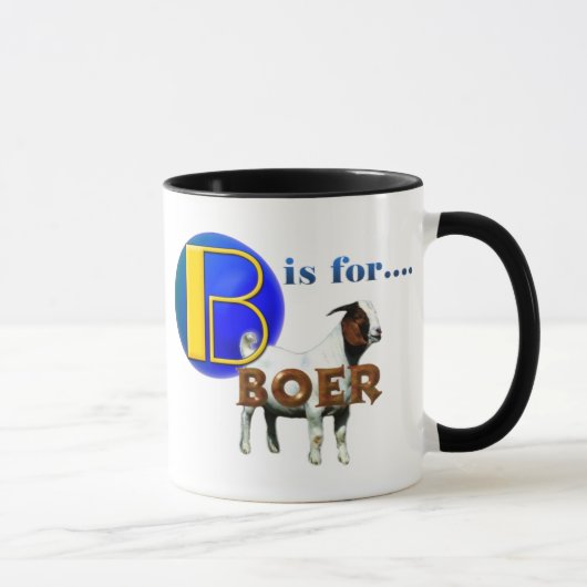 Mug B est FoBOER - CADEAUX DE CHÈVRE (Droite)