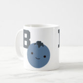 Mug B est pour Blueberry (Devant gauche)