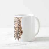Mug B est pour Chat pied noir (Devant droit)