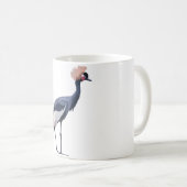 Mug B est pour la grue à couronne noire (Devant droit)