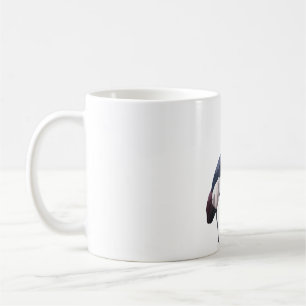 Mug B est pour la grue à couronne noire